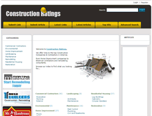 Tablet Screenshot of constructionratings.com